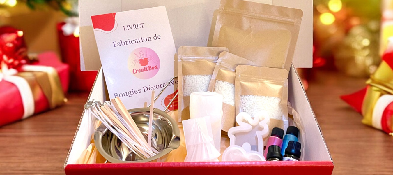 DIY spécial Noël : un kit complet pour fabriquer vos propres bougies de Noël à deux !