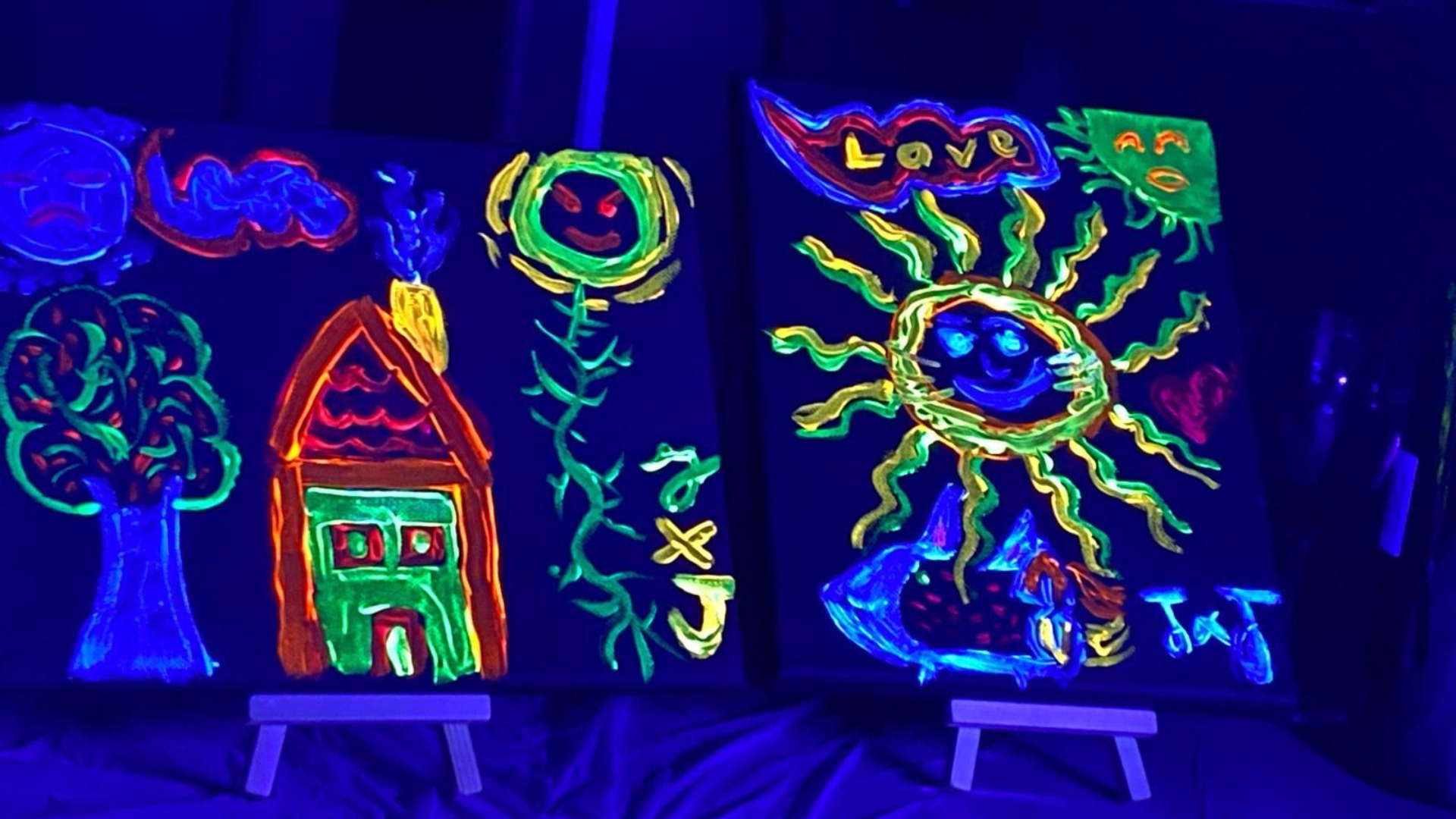 Peinture dans le noir avec CreatiBox : Un moment DIY original à partager en duo !