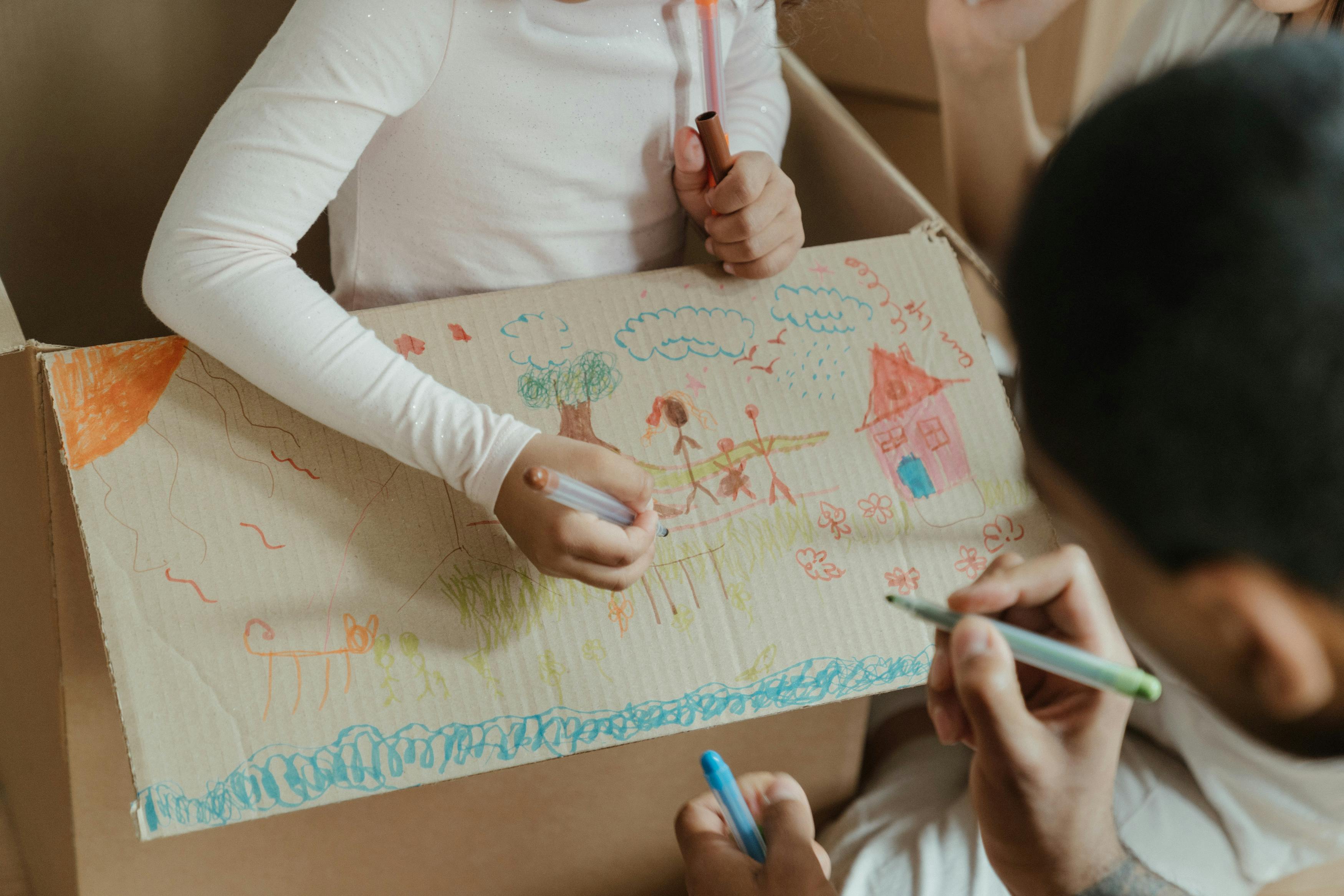 Activités artistiques à faire à la maison avec vos enfants